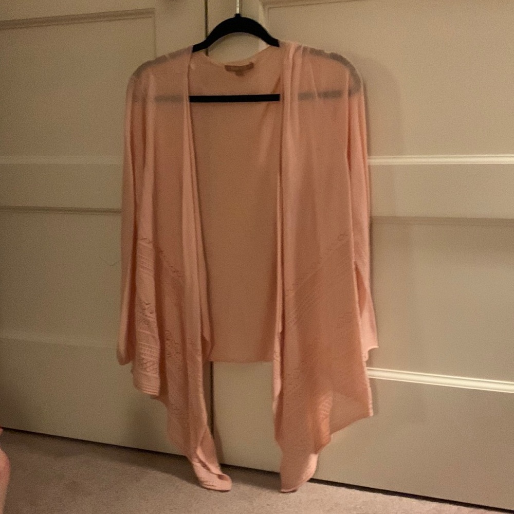Peach light sweater/shrug